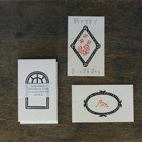 [SALE] Letterpress Frame Mini Cards (Pack of 10)