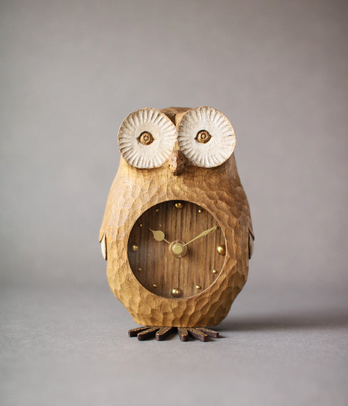 [PRE-ORDER] Brown Owl Desk Clock