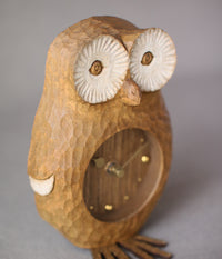 [PRE-ORDER] Brown Owl Desk Clock