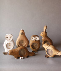 [PRE-ORDER] Brown Owl Desk Clock