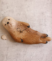 [PRE-ORDER] Sea Otter Wall Clock