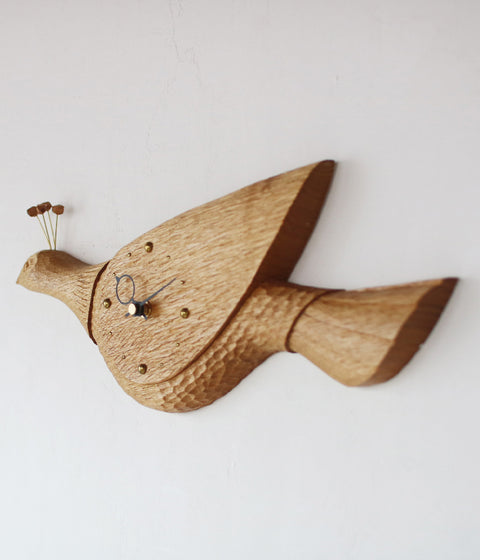 [PRE-ORDER] Peacock Wall Clock