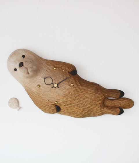 [PRE-ORDER] Sea Otter Wall Clock