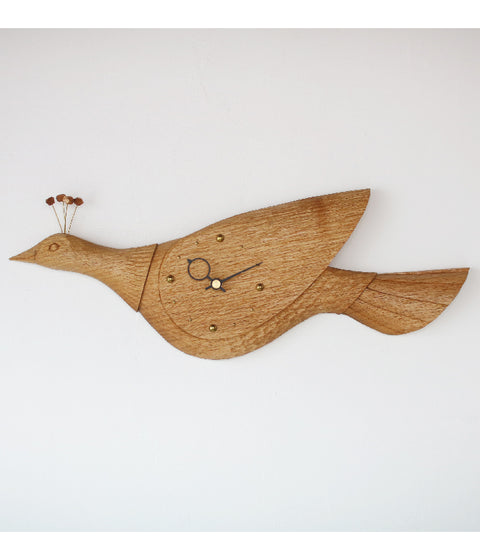 [PRE-ORDER] Peacock Wall Clock
