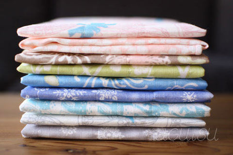 Shirayuki Towel {Okinawan Bingata - Yellow}
