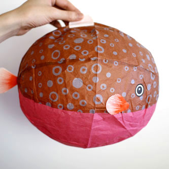 Japanese Paper Balloon {Big Balloon Fish}