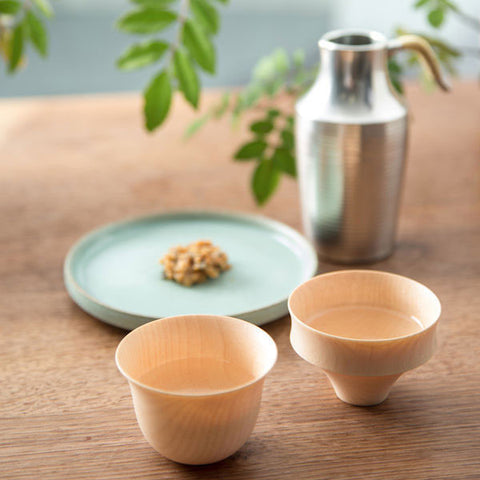 TOHKA Wood Sake Cups {Natural} (sold out)