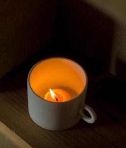 Rice Bran Tea Light Candles