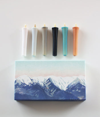 Japanese Colour Candles {Winter}