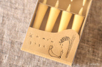 Komenomegumi Rice Bran Wax Candles (Set of 8)