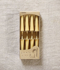 Komenomegumi Rice Bran Wax Candles (Set of 8)