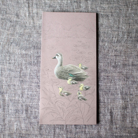 Tobidustry Pop-Up Bird Card {Spot-billed Duck}