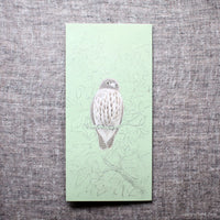 Tobidustry Pop-Up Bird Card {Brown Hawk Owl}