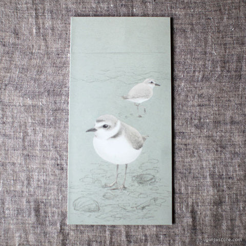 Tobidustry Pop-Up Bird Card {Snowy Plover}