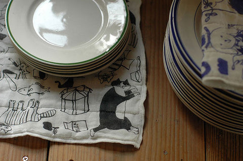 TORANEKO BON BON Dog Dishcloth