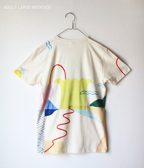 Natsuko Kozue Hand-Painted T-shirt {Horizon} SOLD OUT