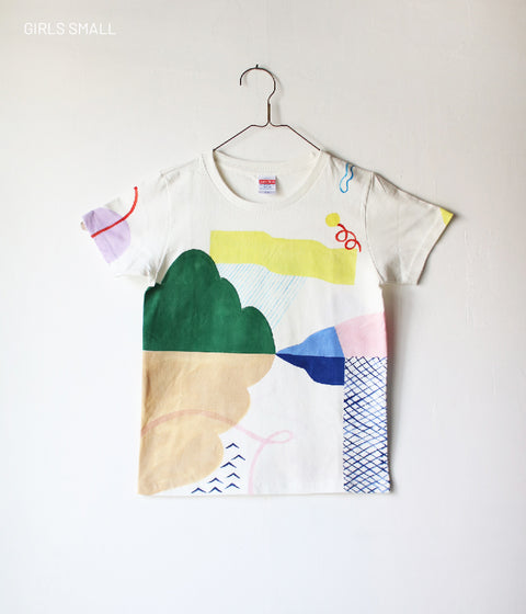 Natsuko Kozue Hand-Painted T-shirt {Horizon} SOLD OUT