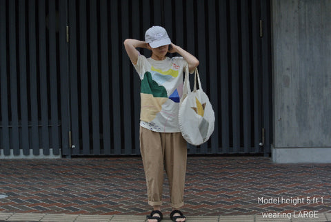 Natsuko Kozue Hand-Painted T-shirt {Horizon} SOLD OUT