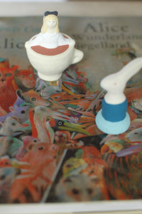 Yuki Nishio Small Ceramic Figure {Alice in Teacup}